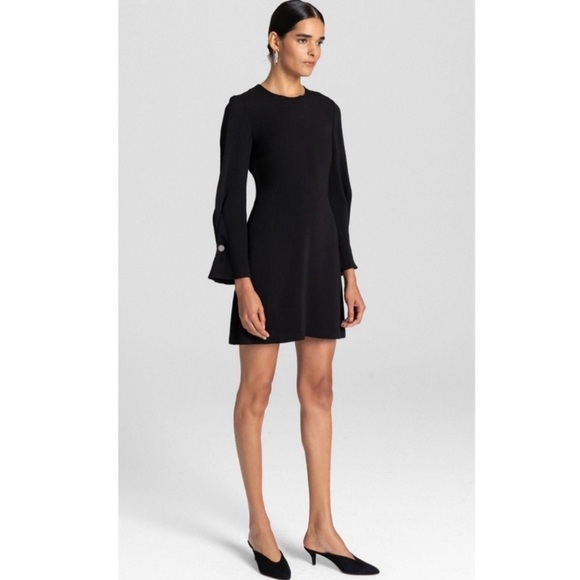 ALC Benett Dress in Black. - Picture 1 of 9